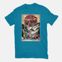 Rangers In Japan Woodblock-womens basic tee-DrMonekers