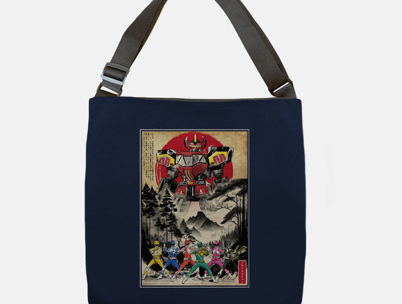 Rangers In Japan Woodblock