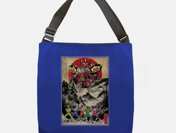 Rangers In Japan Woodblock