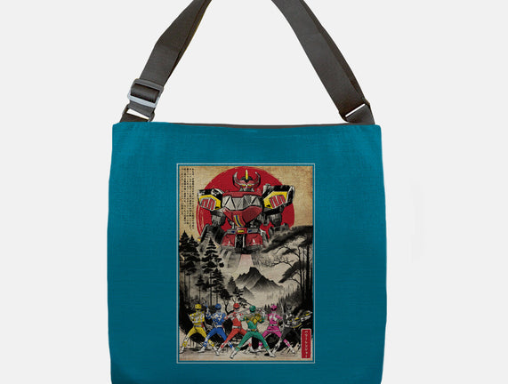 Rangers In Japan Woodblock