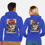 Rangers In Japan Woodblock-unisex zip-up sweatshirt-DrMonekers
