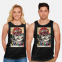 Rangers In Japan Woodblock-unisex basic tank-DrMonekers