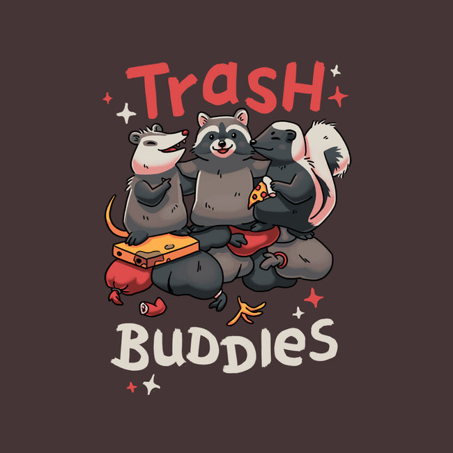 Trash Buddies-none removable cover throw pillow-Geekydog