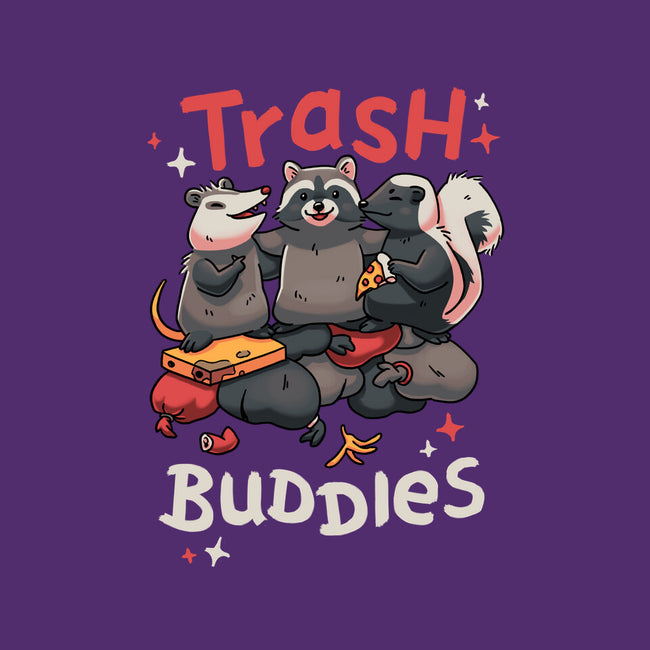 Trash Buddies-none removable cover throw pillow-Geekydog