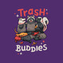 Trash Buddies-none removable cover throw pillow-Geekydog