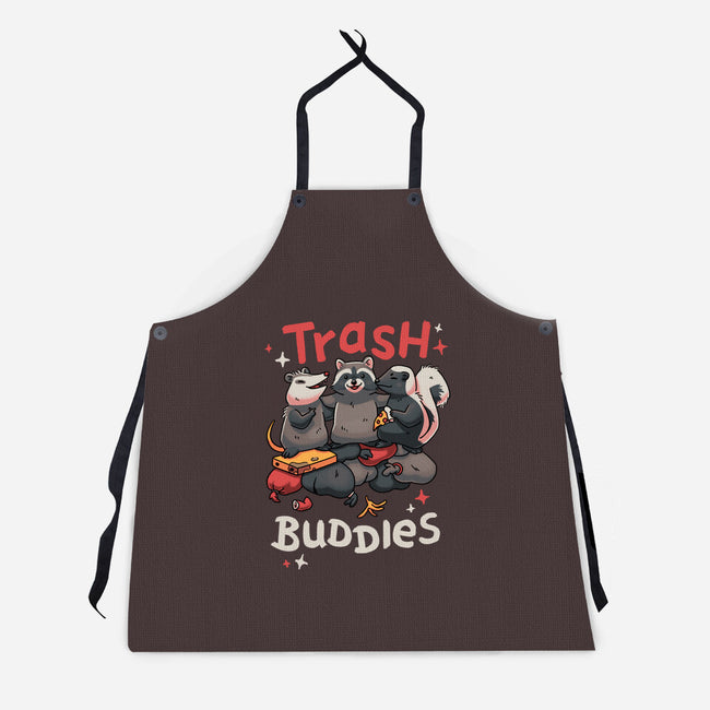 Trash Buddies-unisex kitchen apron-Geekydog