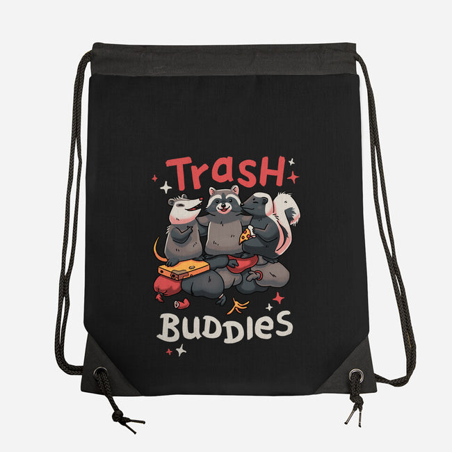 Trash Buddies-none drawstring bag-Geekydog