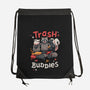 Trash Buddies-none drawstring bag-Geekydog