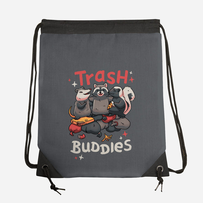Trash Buddies-none drawstring bag-Geekydog