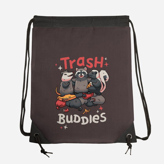 Trash Buddies-none drawstring bag-Geekydog