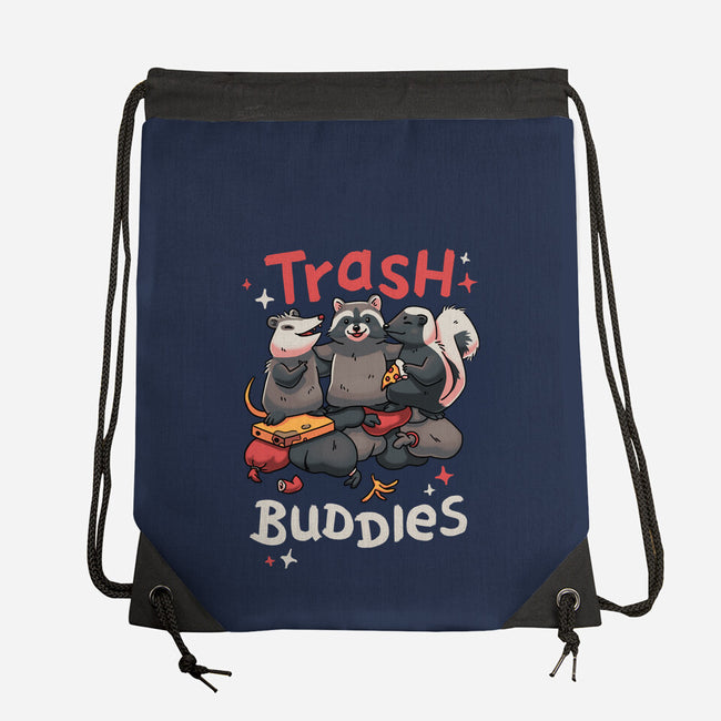 Trash Buddies-none drawstring bag-Geekydog
