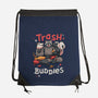 Trash Buddies-none drawstring bag-Geekydog