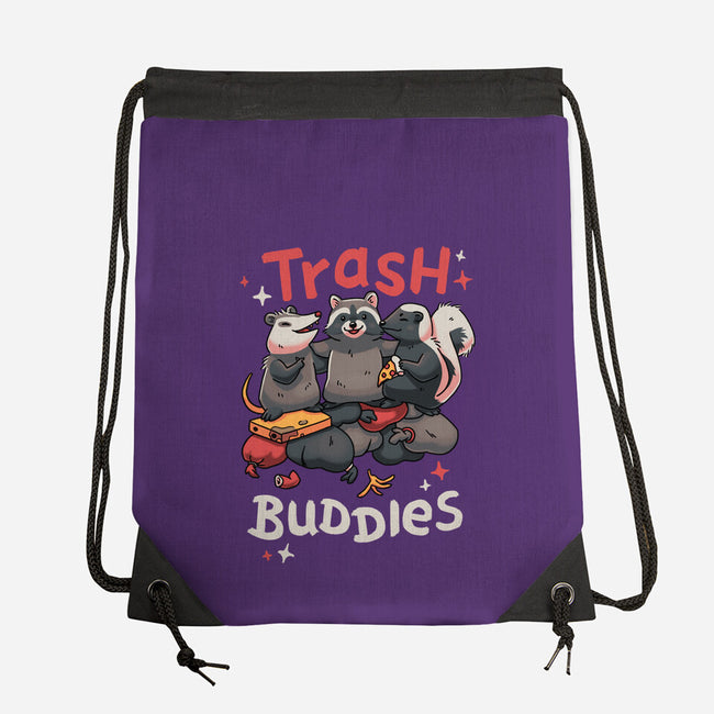 Trash Buddies-none drawstring bag-Geekydog