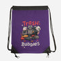 Trash Buddies-none drawstring bag-Geekydog