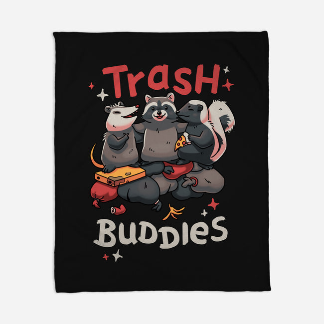 Trash Buddies-none fleece blanket-Geekydog