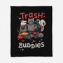 Trash Buddies-none fleece blanket-Geekydog