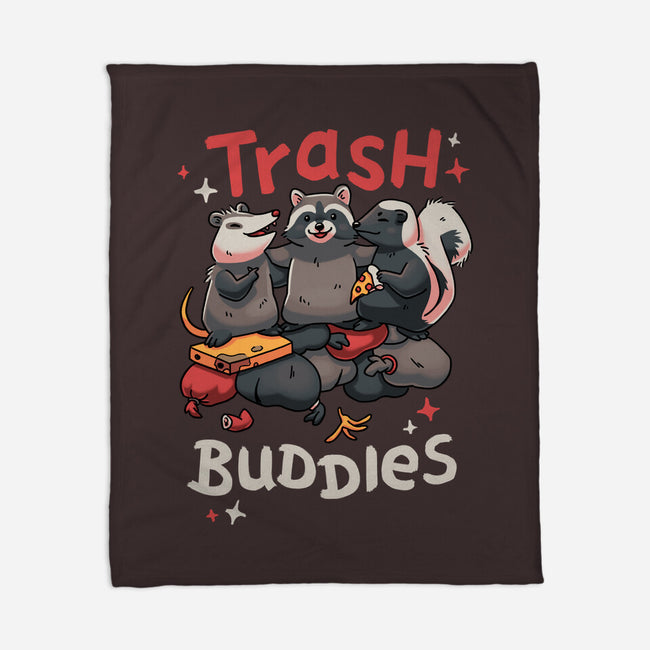 Trash Buddies-none fleece blanket-Geekydog