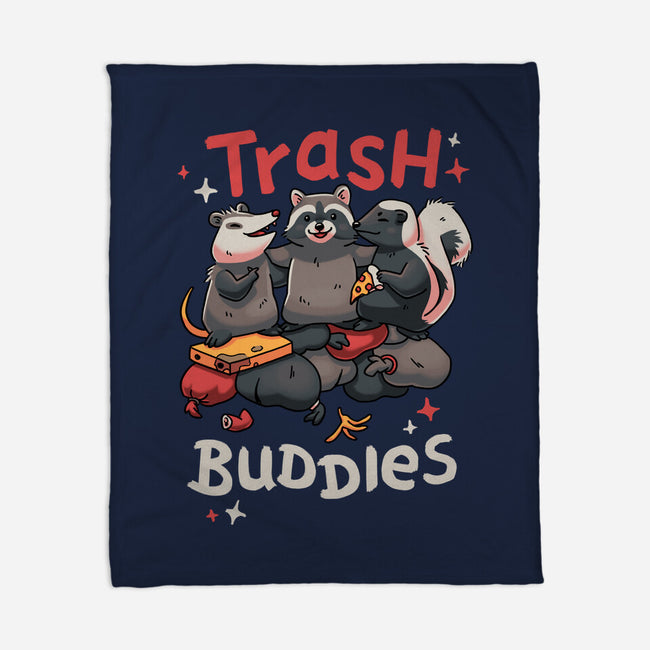 Trash Buddies-none fleece blanket-Geekydog