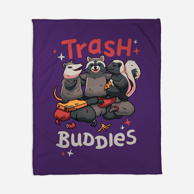 Trash Buddies-none fleece blanket-Geekydog