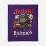 Trash Buddies-none fleece blanket-Geekydog
