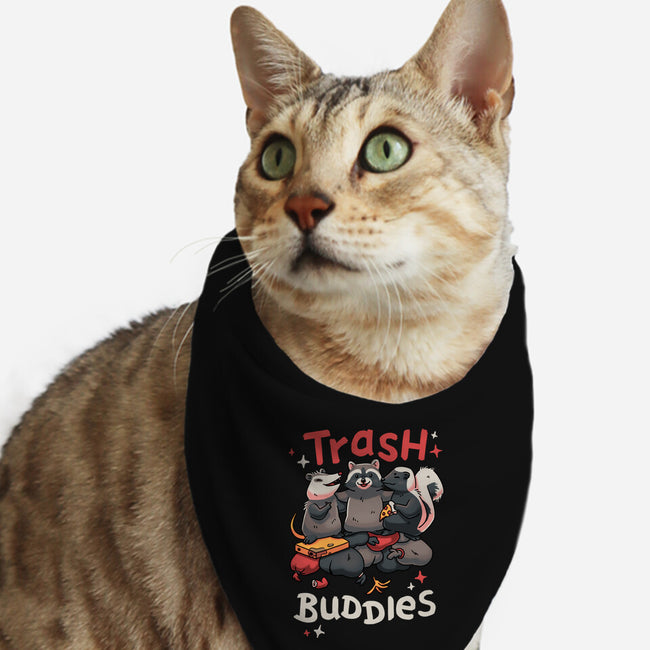 Trash Buddies-cat bandana pet collar-Geekydog