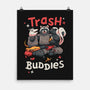 Trash Buddies-none matte poster-Geekydog