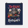 Trash Buddies-none matte poster-Geekydog