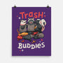 Trash Buddies-none matte poster-Geekydog