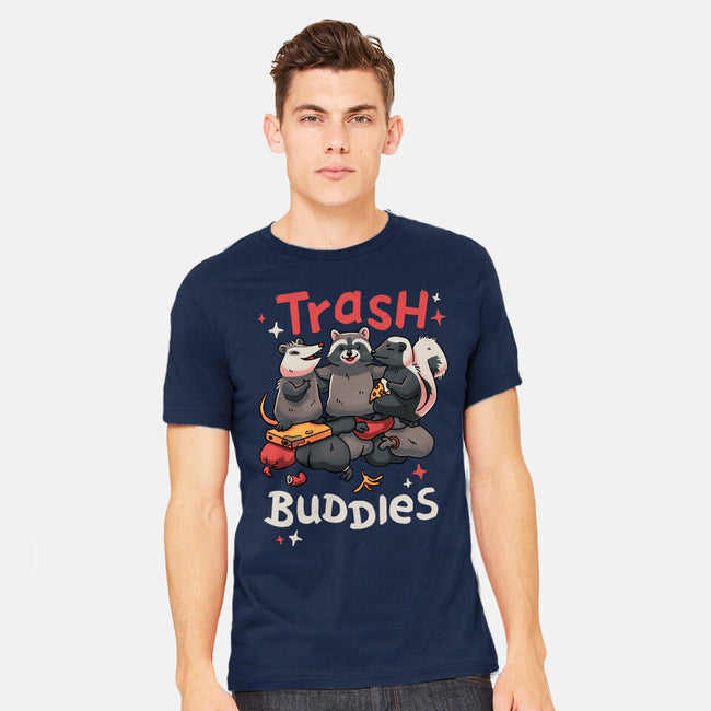 Trash Buddies-mens heavyweight tee-Geekydog