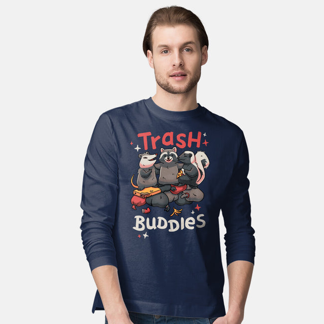 Trash Buddies-mens long sleeved tee-Geekydog