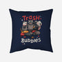 Trash Buddies-none removable cover throw pillow-Geekydog