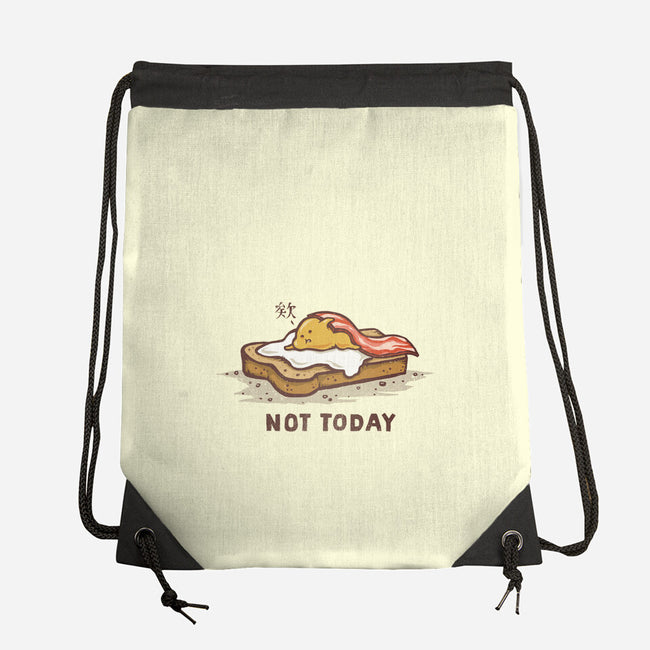 The Lazy Egg-none drawstring bag-kg07