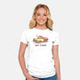 The Lazy Egg-womens fitted tee-kg07
