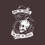 Give Me Coffee Or Give Me Death-none removable cover w insert throw pillow-eduely