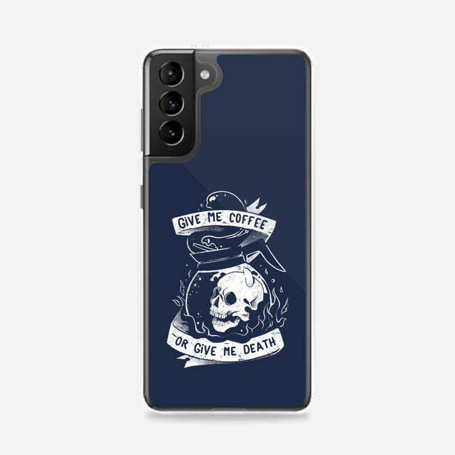 Give Me Coffee Or Give Me Death-samsung snap phone case-eduely