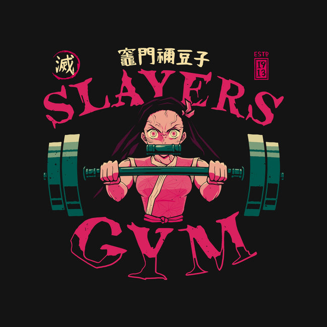 Nezuko Slayers Gym-none glossy sticker-teesgeex