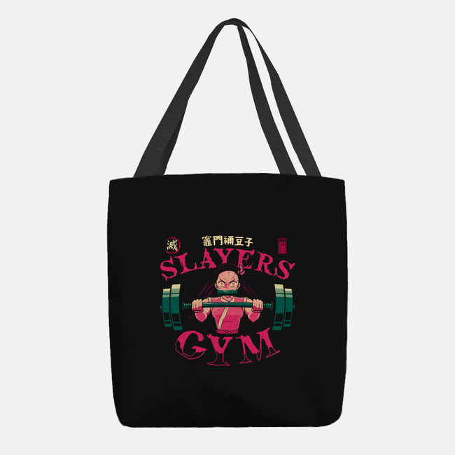 Nezuko Slayers Gym-none basic tote bag-teesgeex