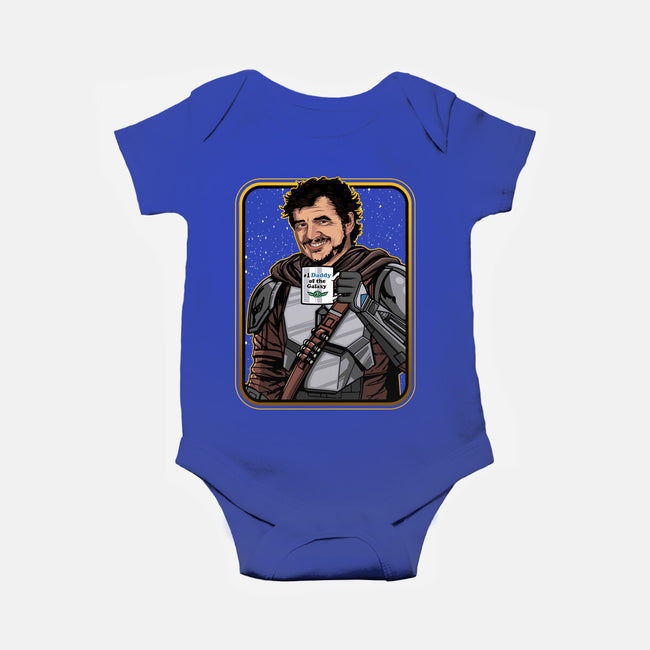 Daddy Of The Galaxy-baby basic onesie-Diegobadutees