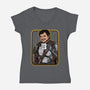 Daddy Of The Galaxy-womens v-neck tee-Diegobadutees