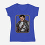 Daddy Of The Galaxy-womens v-neck tee-Diegobadutees