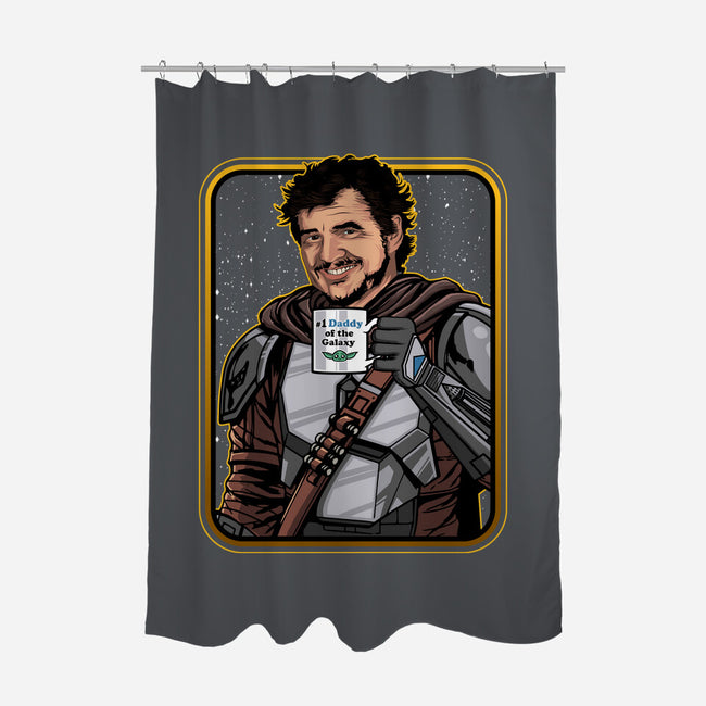 Daddy Of The Galaxy-none polyester shower curtain-Diegobadutees