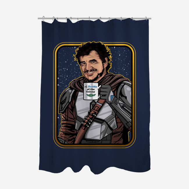 Daddy Of The Galaxy-none polyester shower curtain-Diegobadutees