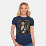 Daddy Of The Galaxy-womens fitted tee-Diegobadutees