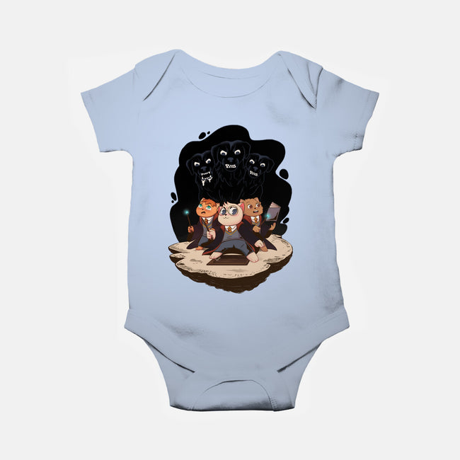 Catty Potter-baby basic onesie-jacnicolauart