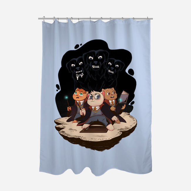 Catty Potter-none polyester shower curtain-jacnicolauart