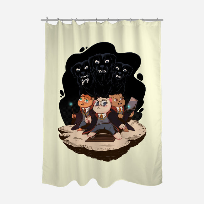 Catty Potter-none polyester shower curtain-jacnicolauart