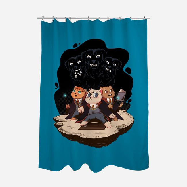 Catty Potter-none polyester shower curtain-jacnicolauart