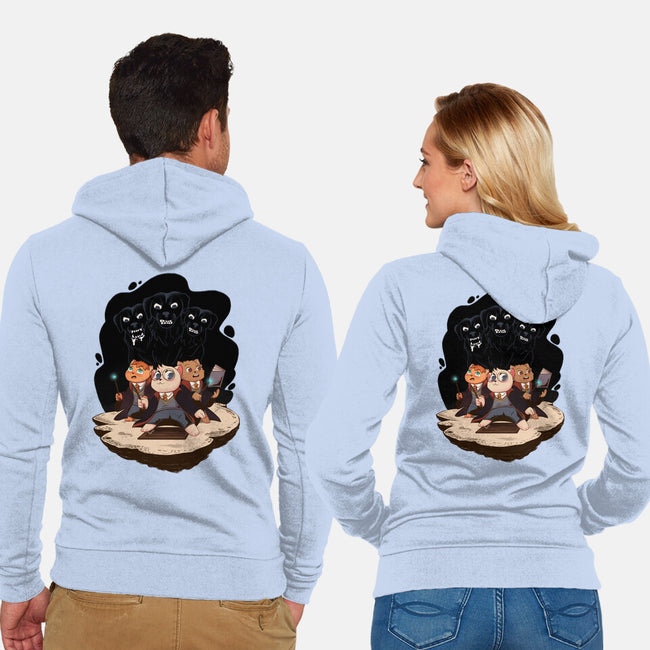 Catty Potter-unisex zip-up sweatshirt-jacnicolauart