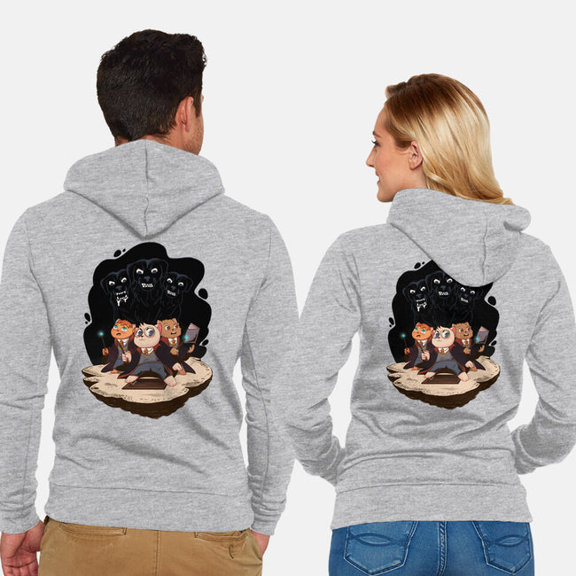 Catty Potter-unisex zip-up sweatshirt-jacnicolauart