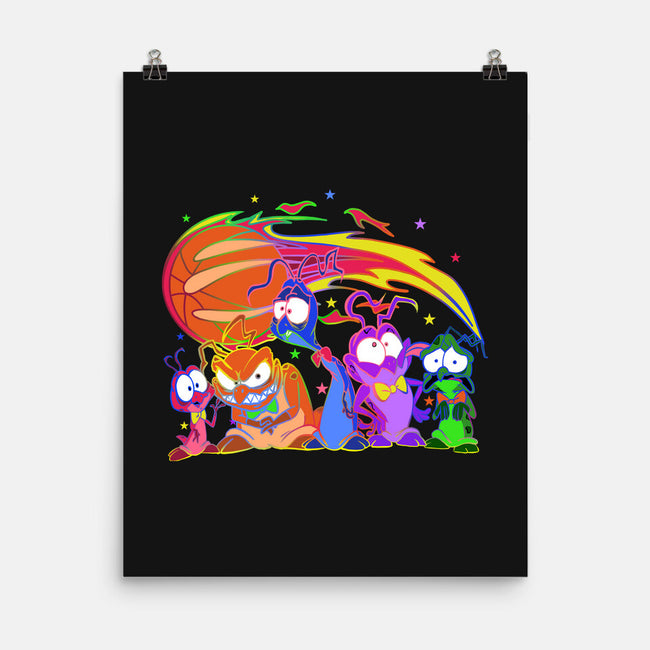 Nerdluck Galaxy-none matte poster-Millersshoryotombo